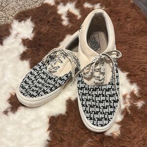 Vans Fear of God Black and White Sneakers